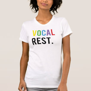 T-shirt Repos vocal - casquettes colorés