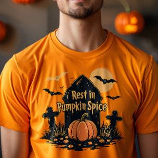 T-shirt Repose dans les vibrations d'automne de la citroui