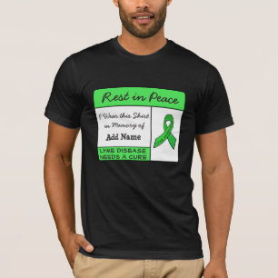 T-shirt Repose en paix Maladie de Lyme en mémoire de Chemi