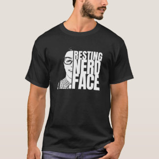 T-shirt Repose Nerd Visage amusant