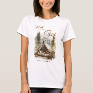 T-shirt Repose pour ton âme Christian Boho Chemise femme