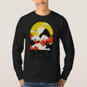 T-shirt Reposez Et Trouvez La Paix Motivation Inspiration 