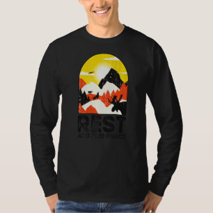 T-shirt Reposez Et Trouvez La Paix Motivation Inspiration 