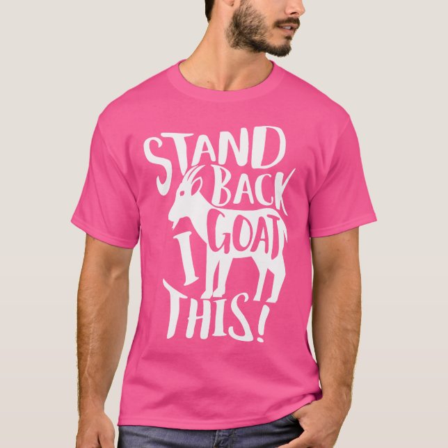 T-shirt Reposez-Vous, Je Chèvre Ça (Devant)