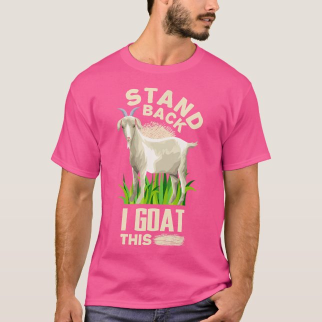 T-shirt Reposez-Vous Je Chèvre Cette Chèvre Mignonne (Devant)