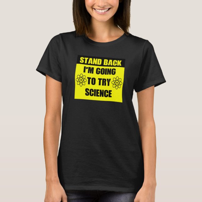 T-shirt Reposez-Vous Je Vais Essayer La Science (Devant)