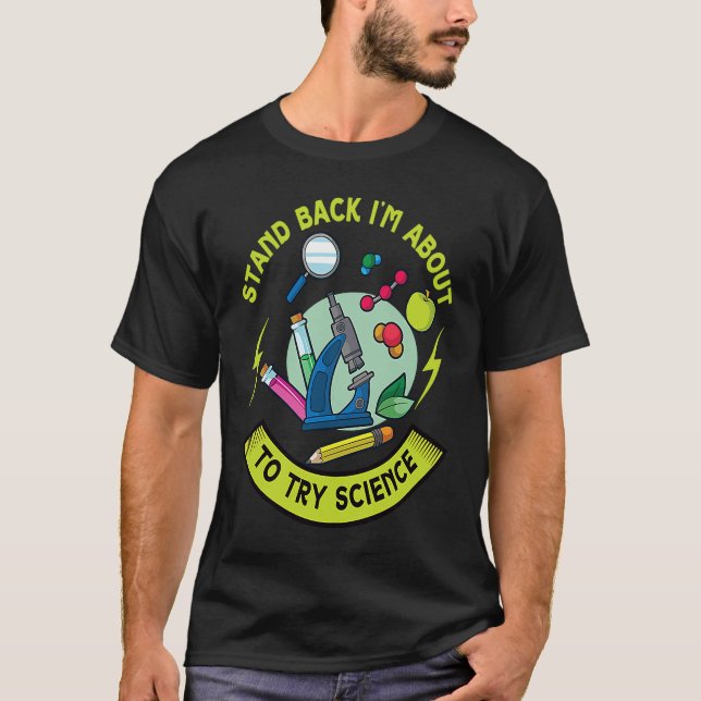 T-shirt Reposez-Vous Je Vais Essayer Le Microscope Des Pér (Devant)
