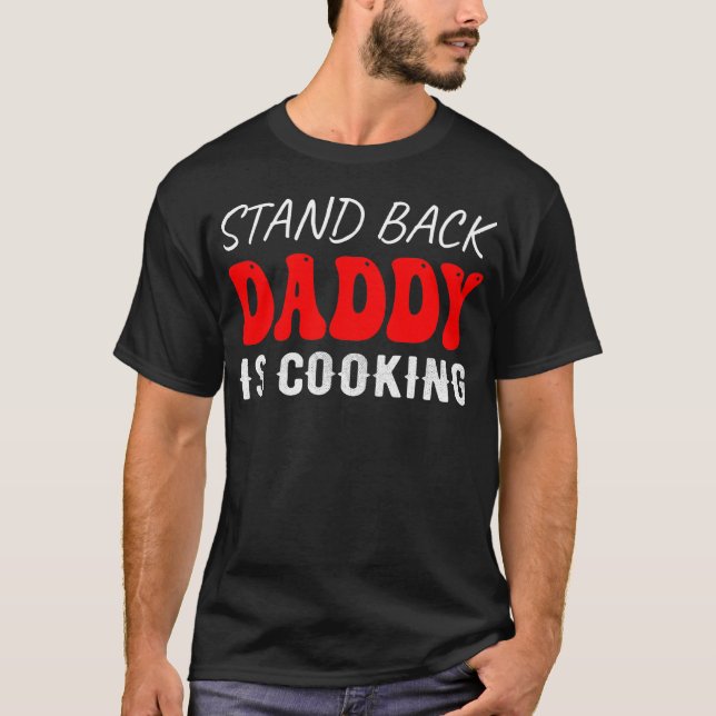 T-shirt Reposez-Vous Papa Est Cuisine, Drôle (Devant)