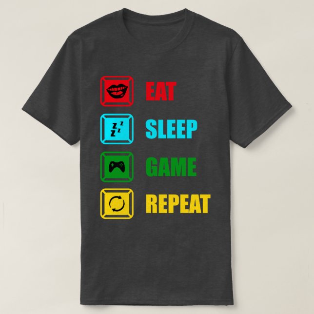 T-shirt Reprendre le jeu du sommeil (Design devant)