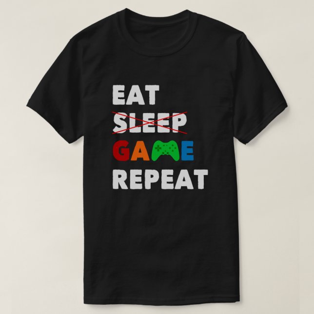 T-shirt Reprendre le jeu du sommeil | Amusant (Design devant)