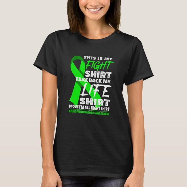 T-shirt Reprendre ma vie Neurofibromatose Sensibilisation (Devant)