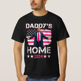 T-shirt Reprenez l'Amérique chez papa Trump Pink