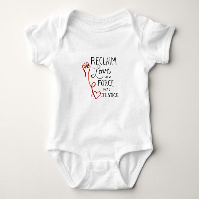 T-shirt Reprenez l'amour comme force pour la longue (Devant)