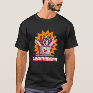 T-shirt Représentant de classe des enfants Étudiant exemp