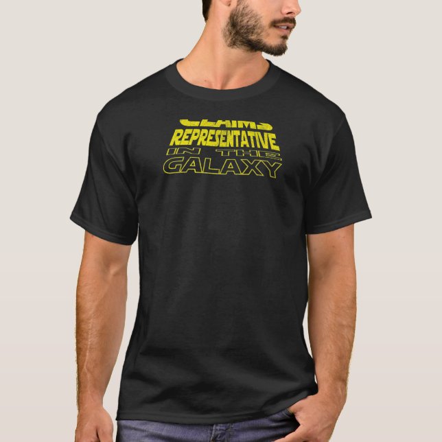T-shirt Représentant des réclamations  Espace Arrière (Devant)