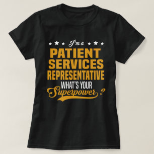 T-shirt Représentant des services aux patients