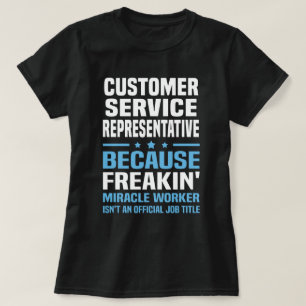 T-shirt Représentant du service client
