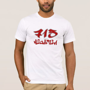 T-shirt Représentant Houston (713)