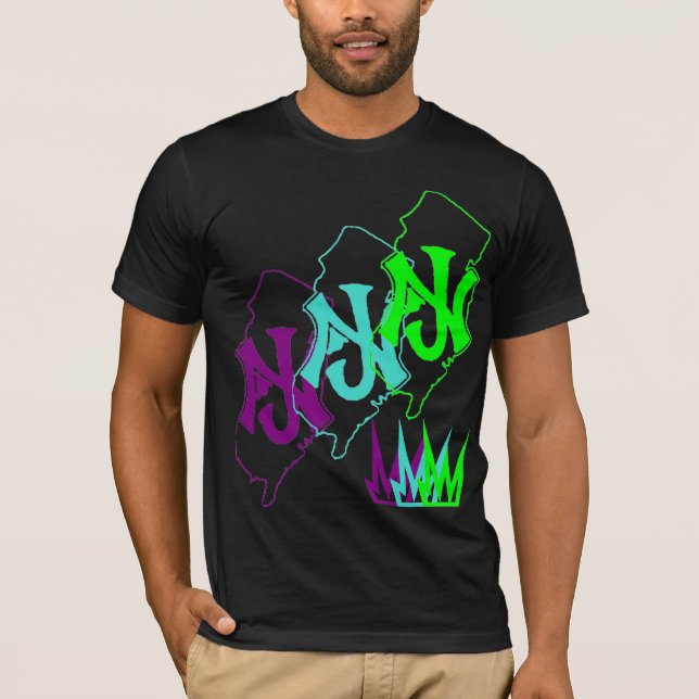 T-shirt Représentant NJ de Konflict (Devant)