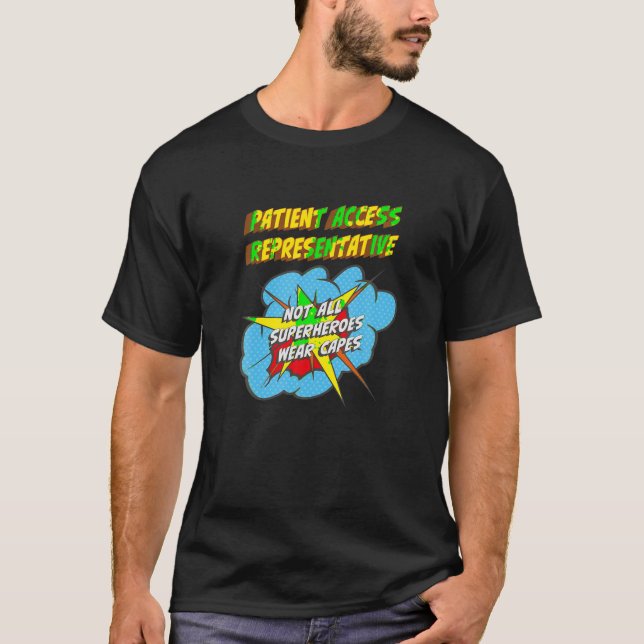 T-shirt Représentant pour l'accès des patients Funny Super (Devant)
