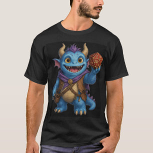 T-shirt représentant un mignon monstre de fantaisi