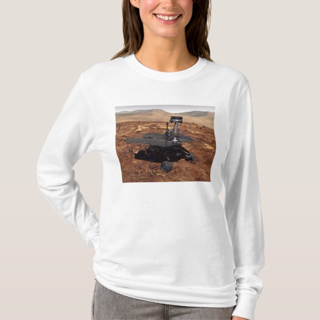 T-shirt Représentation artistique de Mars Rover 2 (Devant)