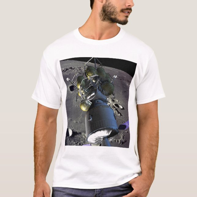 T-shirt Représentation artistique d'un nouveau vaisseau sp (Devant)