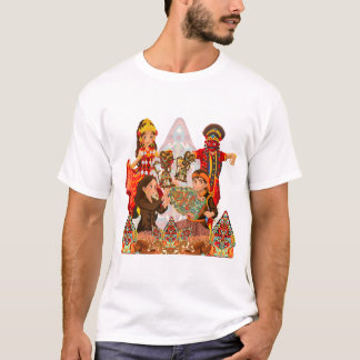 T-shirt représentation culturelle javanaise