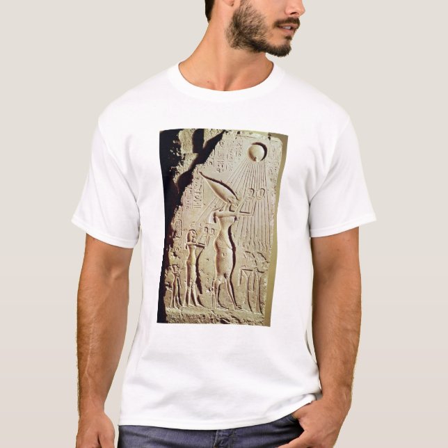 T-shirt Representation d'Amenophis IV, de Nefertiti et de (Devant)