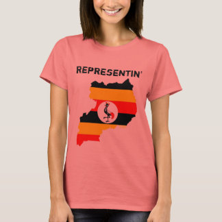 T-shirt Représenter l'Ouganda