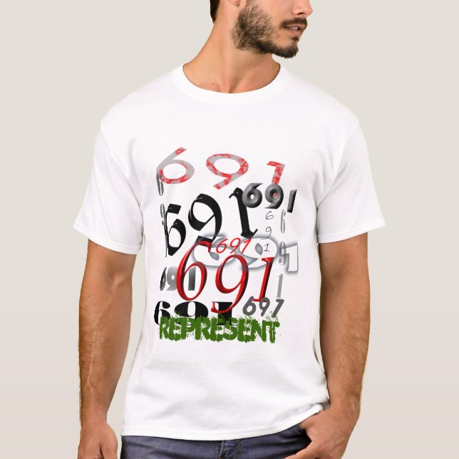 T-shirt Représentez 691 (Devant)
