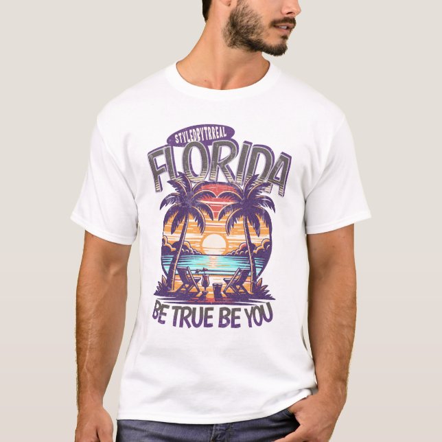 T-shirt Représentez votre état (Devant)