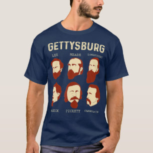 T-shirt Reprise de la guerre civile américaine de Gettysb