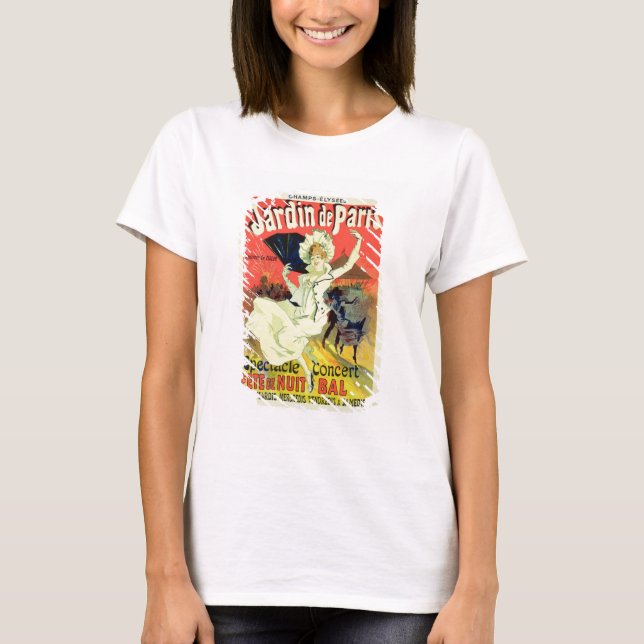 T-shirt Reproduction d'une affiche publicitaire du 'Jardin (Devant)