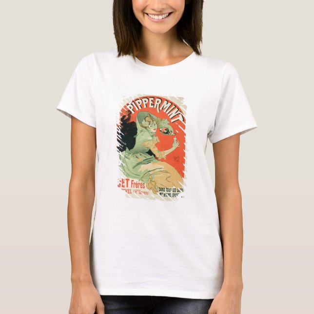 T-shirt Reproduction d'une affiche publicitaire "Menthe à  (Devant)