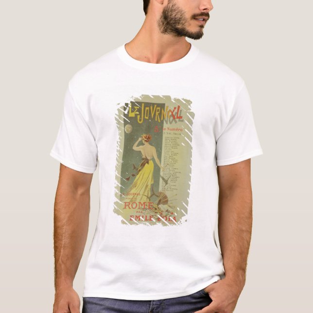 T-shirt Reproduction d'une publicité par affichage le (Devant)