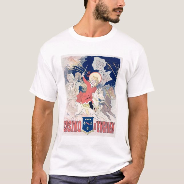 T-shirt Reproduction d'une publicité par affichage le (Devant)