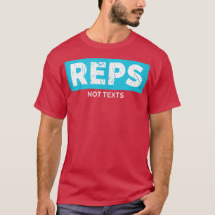 T-shirt Reps Pas Tets Bodybuilding Gym Motivational Workou