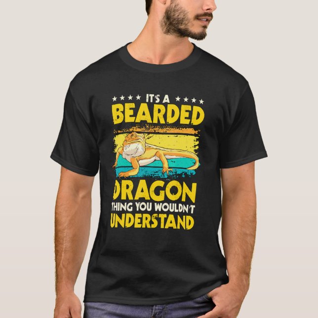 T-shirt Reptile Citer C'Est Un Dragon Enclavé D (Devant)