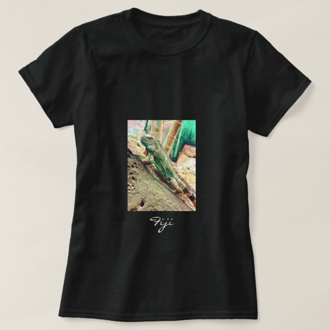 T-shirt Reptile de lézard fidjien (Design devant)