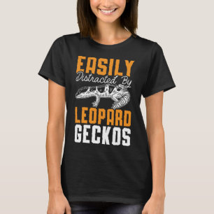 T-shirt Reptile Leopard Gecko Lizard Herpétologie Animaux