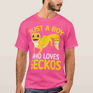 T-shirt Reptile Lizard Juste Un Garçon Qui Aime Les Geckos