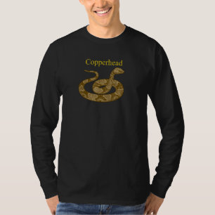 T-shirt Reptile Vit Viper du serpent à tête de cuivre