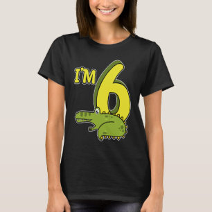 T-shirt Reptiles 6e anniversaire Crocodile Propriétaire de