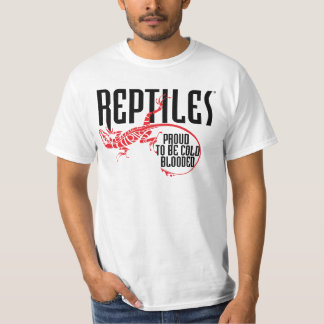 T-shirt REPTILES - fiers d'être Blooded froid