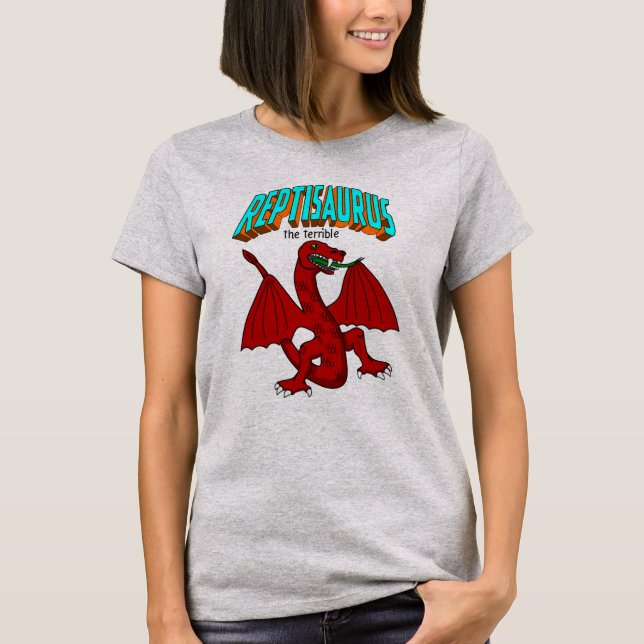 T-shirt Reptisaurus pour femmes (Devant)