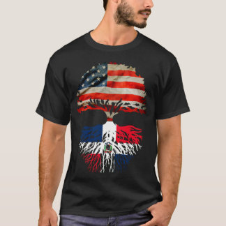 T-shirt Republica Dominicana roots American grown