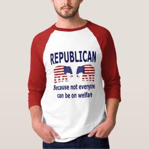 T-shirt Républicain - chemise d'assistance sociale
