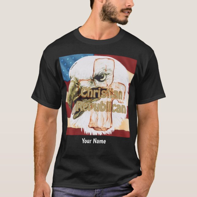 T-shirt Républicain chrétien (Devant)
