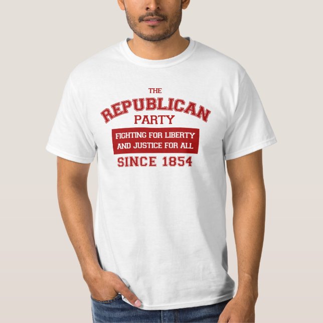 T-shirt Républicain depuis 1854 (copie, boîte rouges) (Devant)
